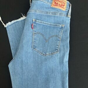 Levi's Women's Blue Jeans 720 high rise super skinny